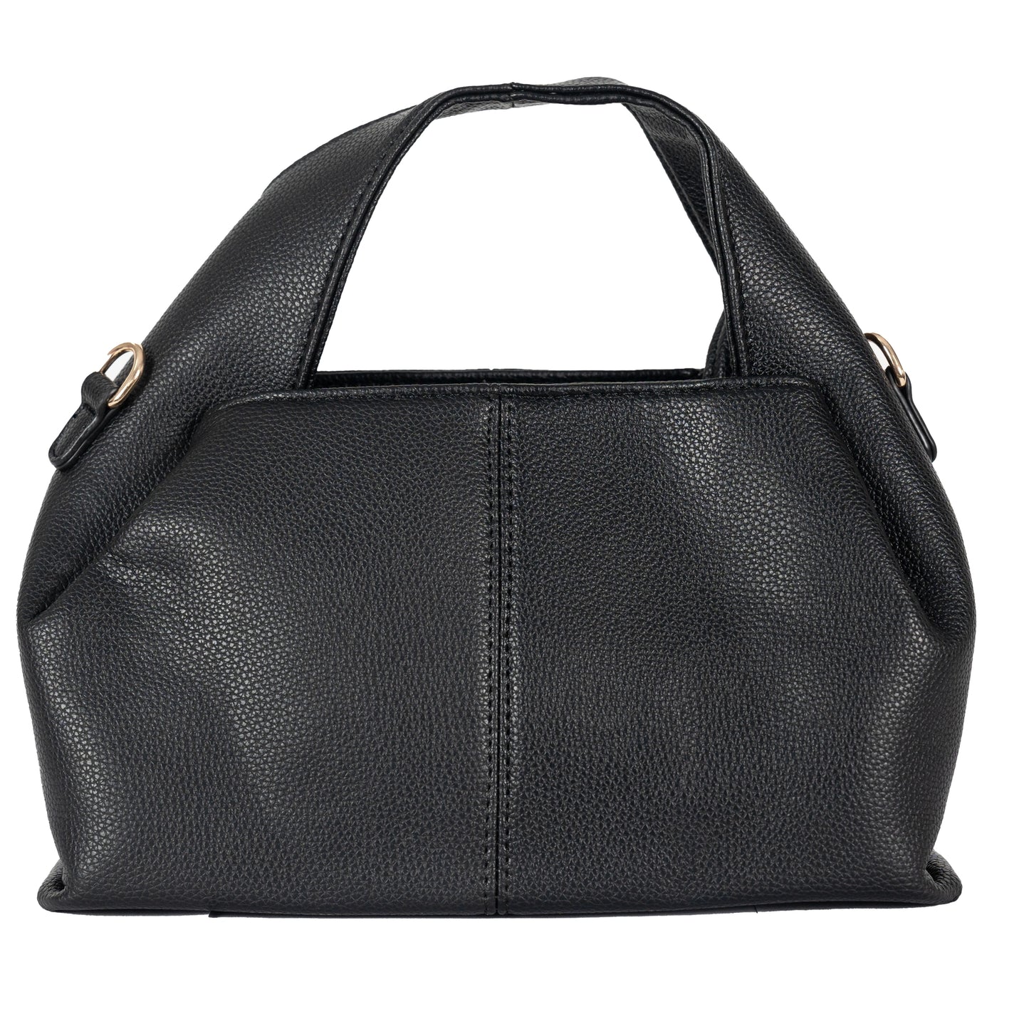 Design 3 Unique-Shaped Faux Leather Dual-Use Bag with Gold Accents