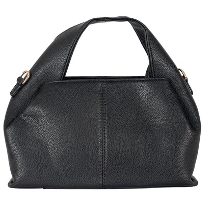 Design 3 Unique-Shaped Faux Leather Dual-Use Bag with Gold Accents