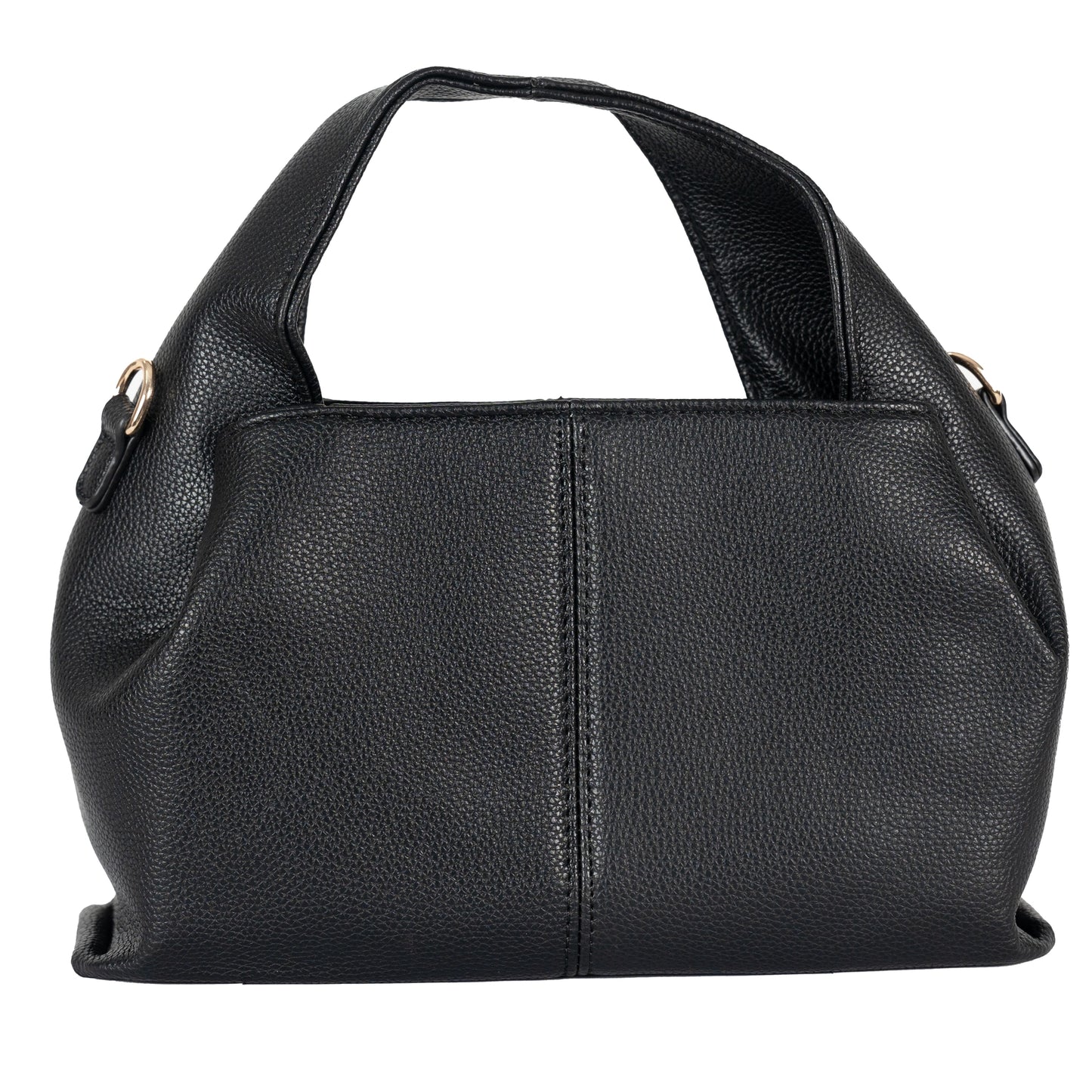 Design 3 Unique-Shaped Faux Leather Dual-Use Bag with Gold Accents