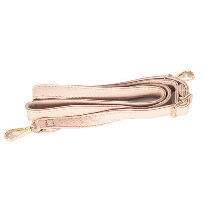Design 4 Faux Velvet & Leather Dual-Use Bag with Tassel & Gold Accents