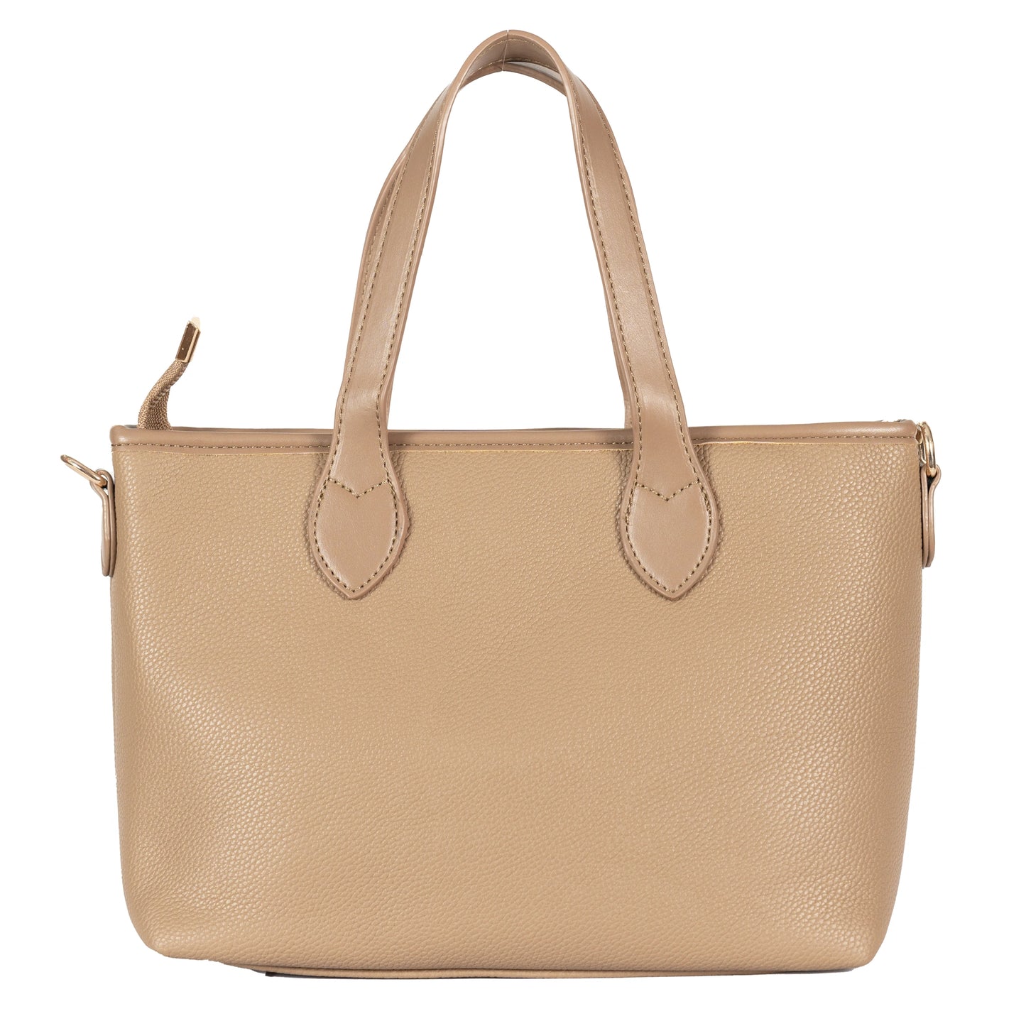 Design 5 Elegant Dual-Use Leather Bag with Gold Accents