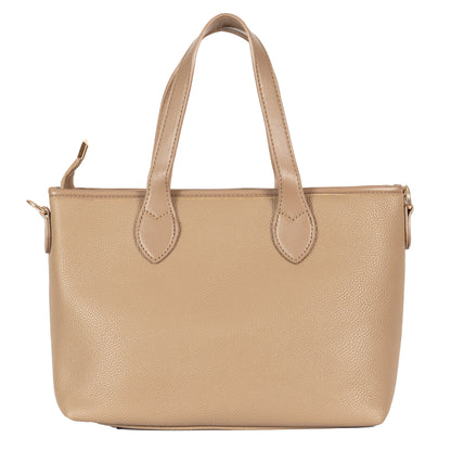 Design 5 Elegant Dual-Use Leather Bag with Gold Accents
