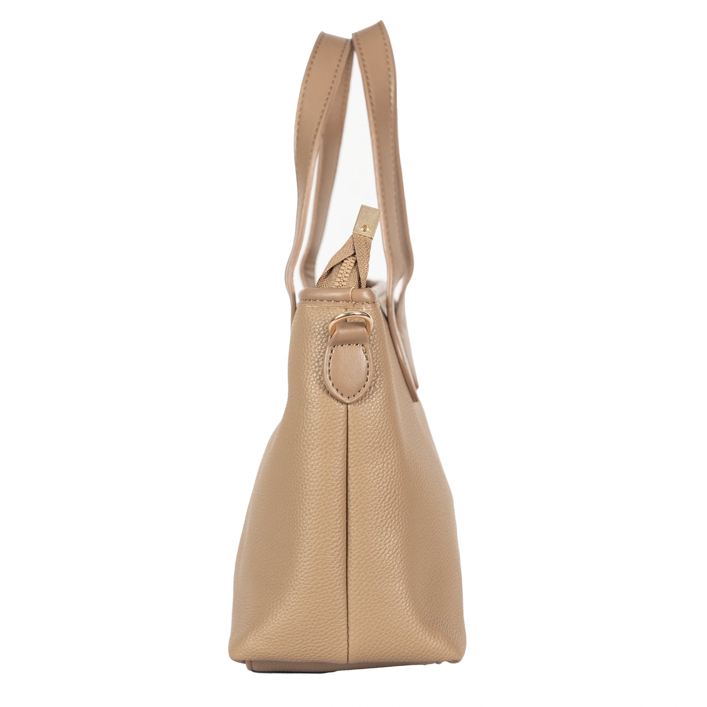 Design 5 Elegant Dual-Use Leather Bag with Gold Accents