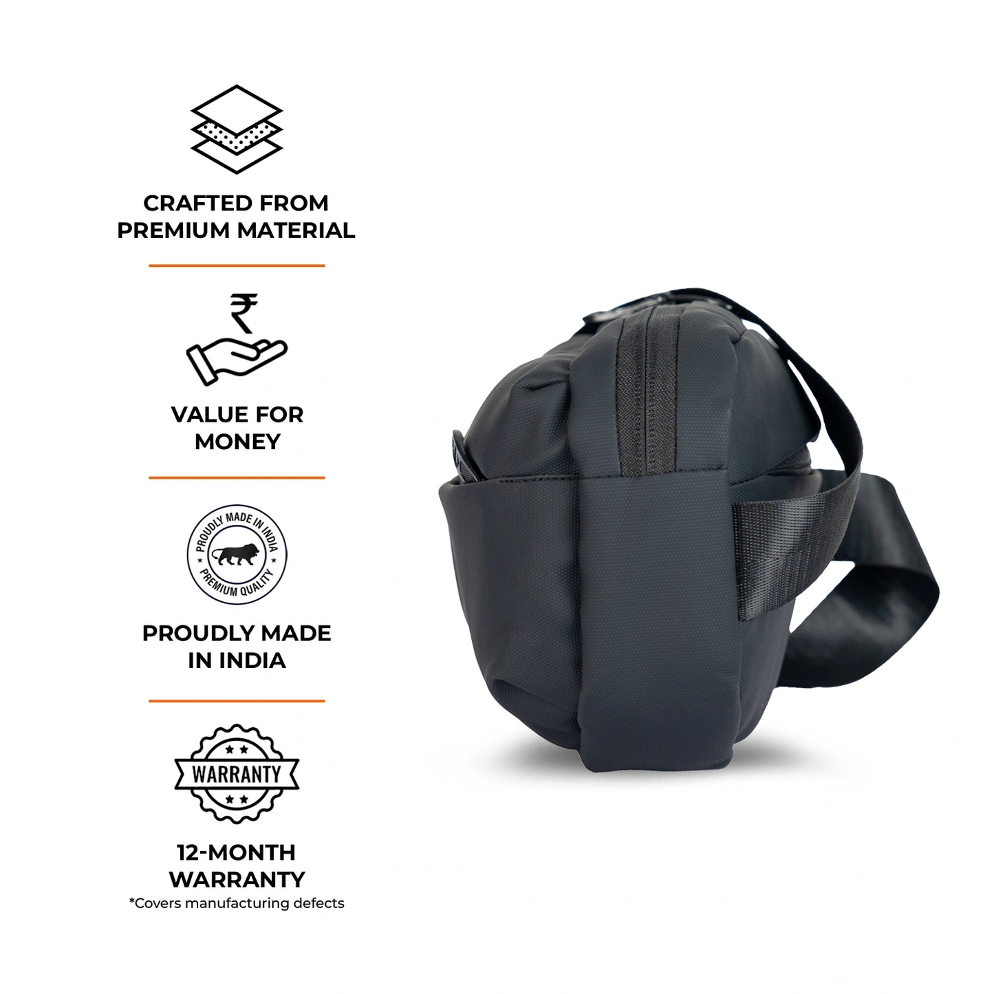 Cross Body Sling Bag For Men & Women