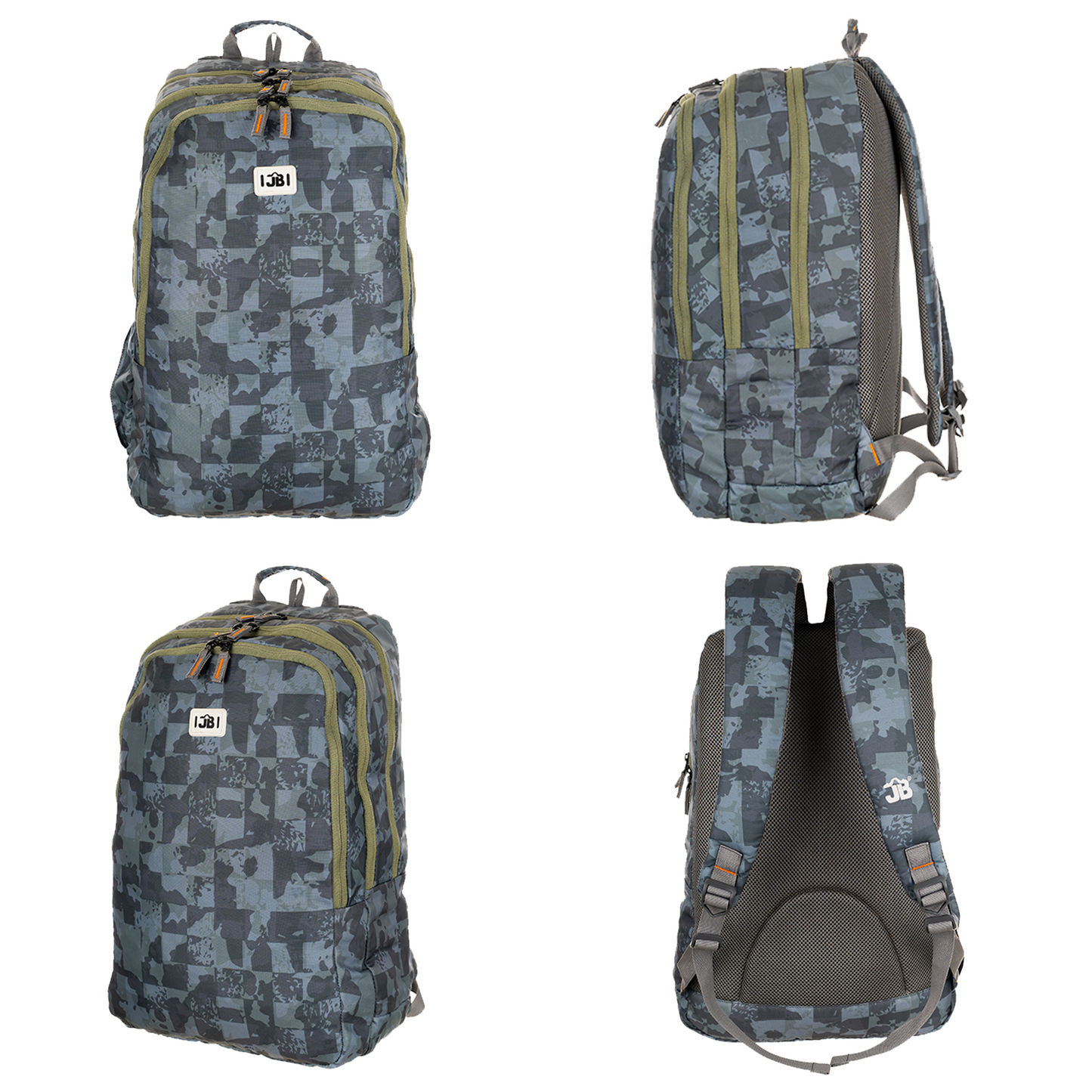 Stormy Slate School/College Backpack for Kids aged 9 years and above - 19Inch (Grey)