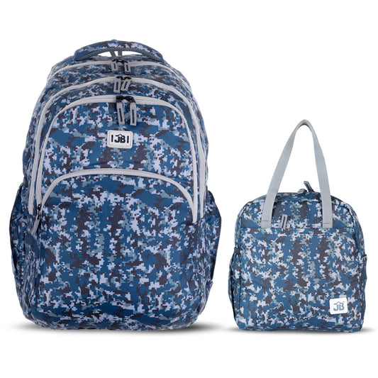 Secondary School 34L Backpack & 8L TiffinBag Combo for Kids – 18 Inches & 10.5 Inches | Age 9+