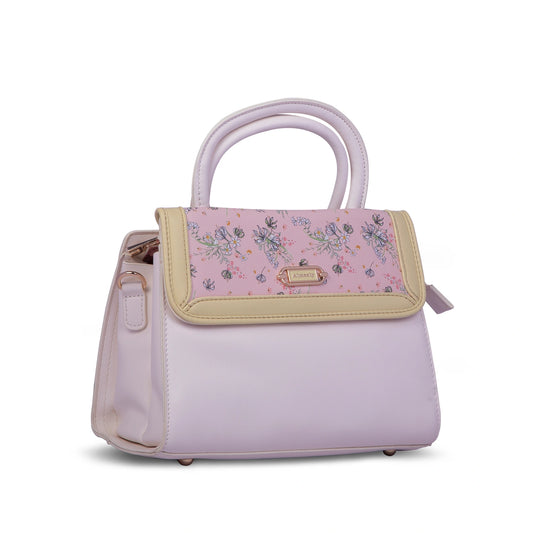 Aimleey Fleuré  – Dual Tone Handbag with Sling Strap