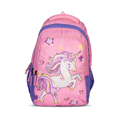 School Backpack 19"in | Age 9+ | Grade V To XII | 37L | Graffix