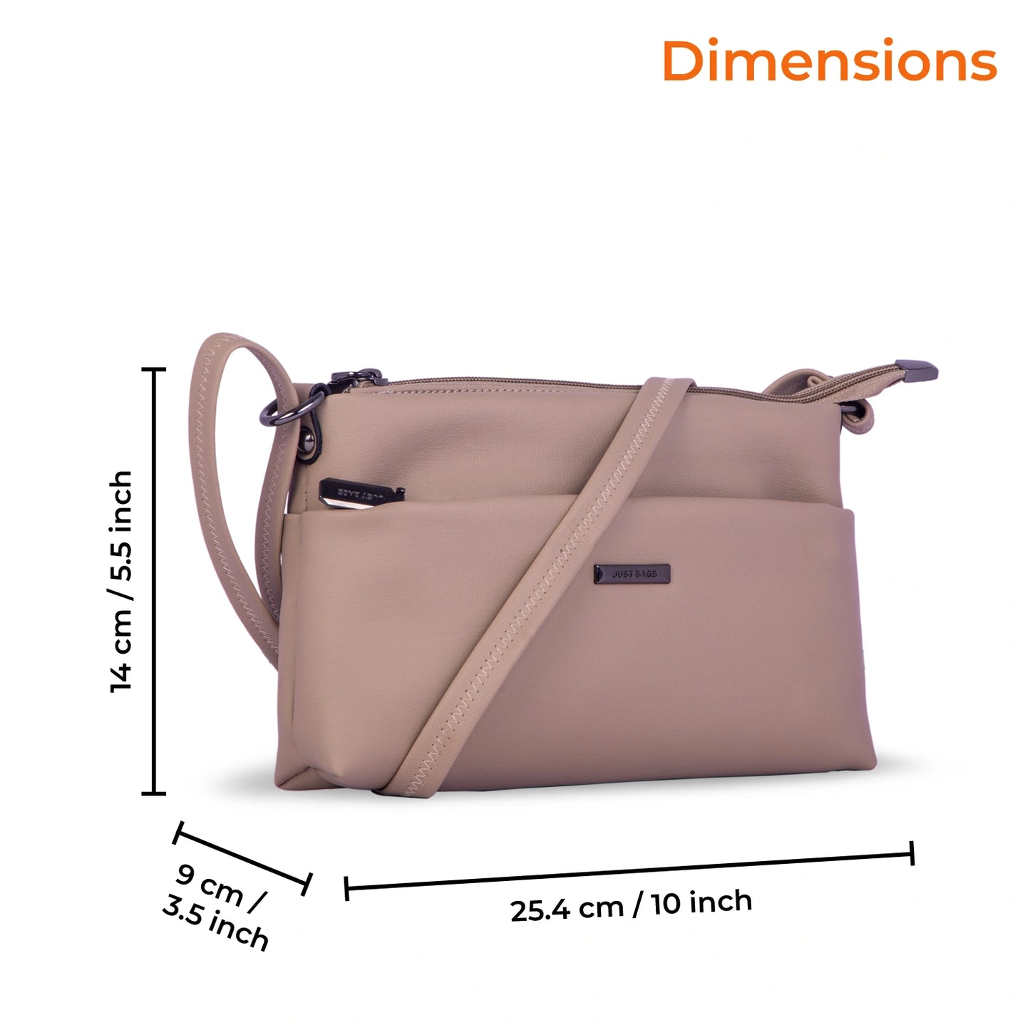 JustBags Sleek Stride Sling Bag