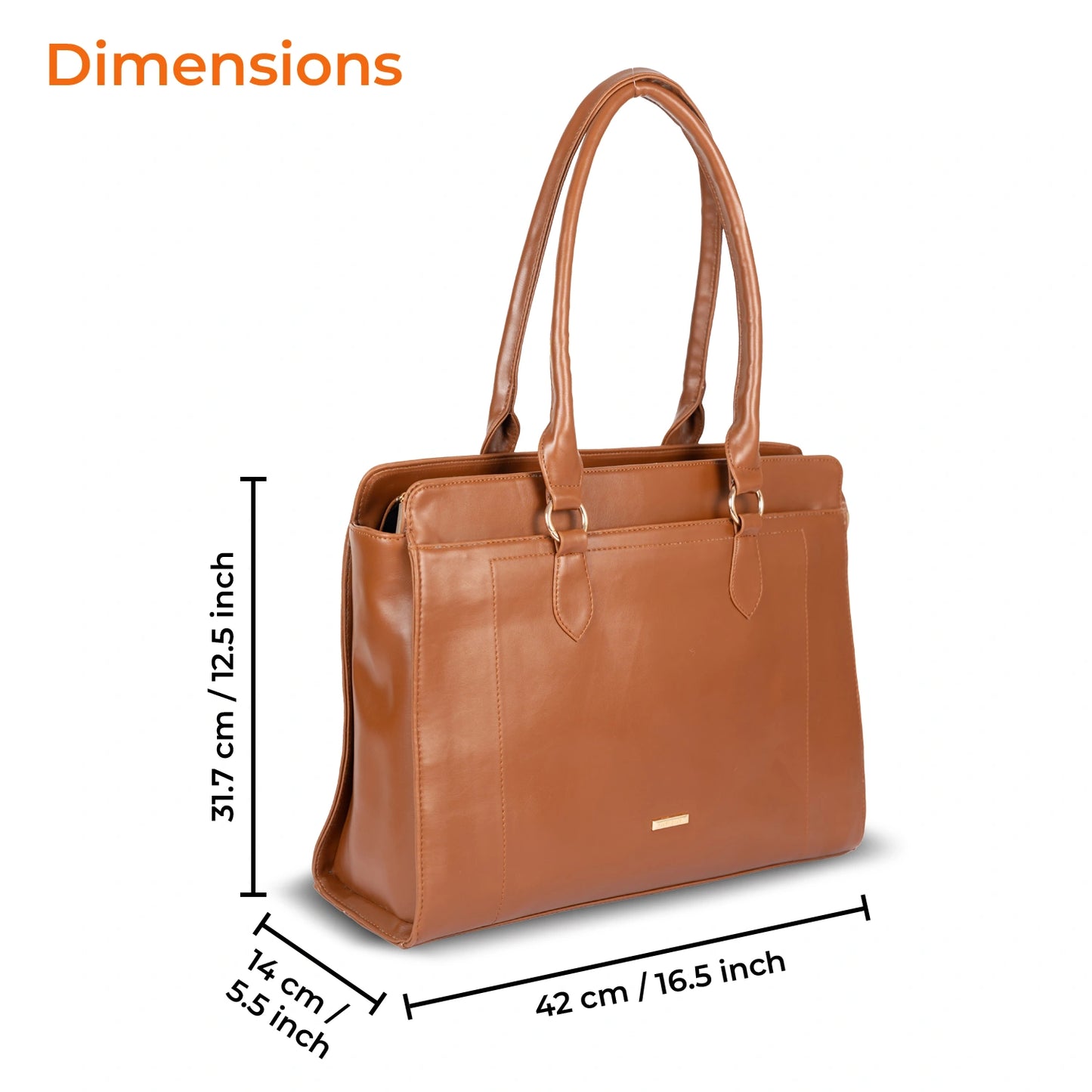 Laptop Tote Bag – Work & College Bag with Padded Laptop Compartment