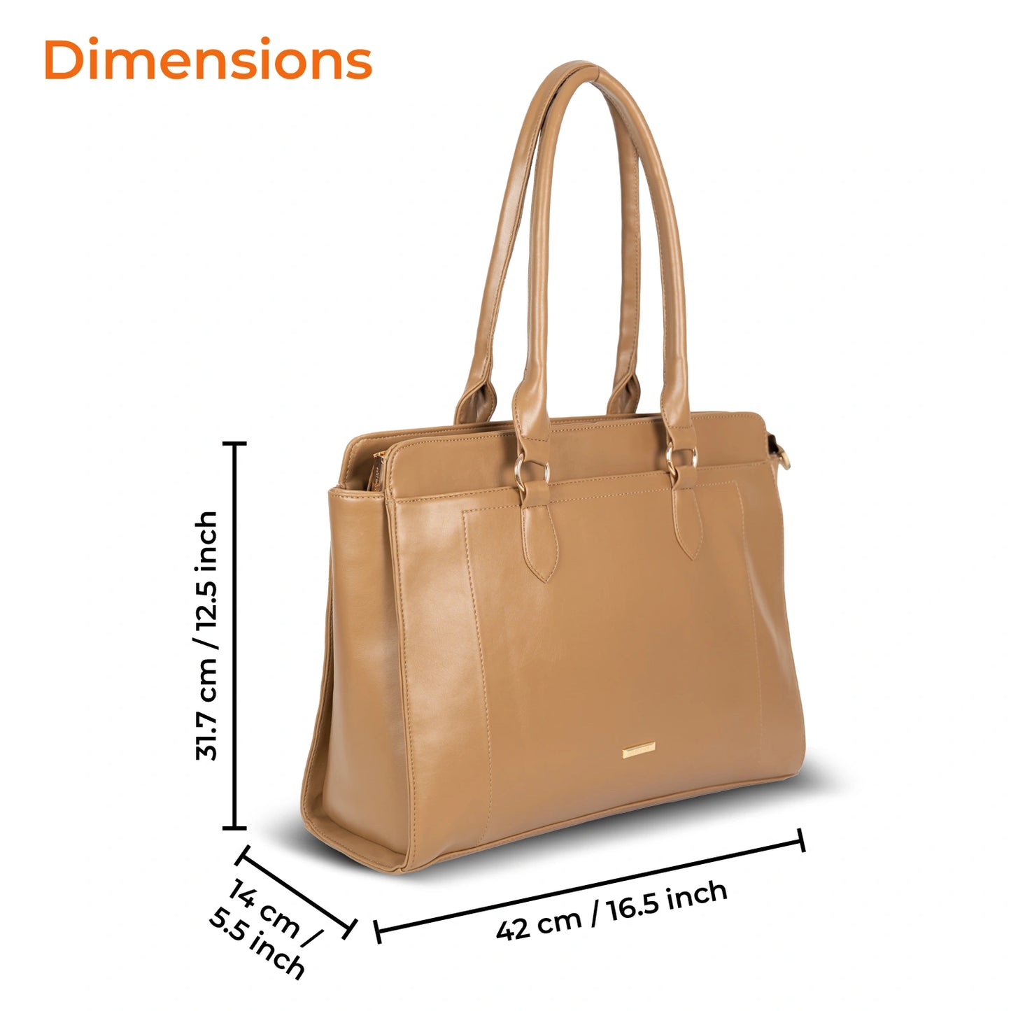 Laptop Tote Bag – Work & College Bag with Padded Laptop Compartment