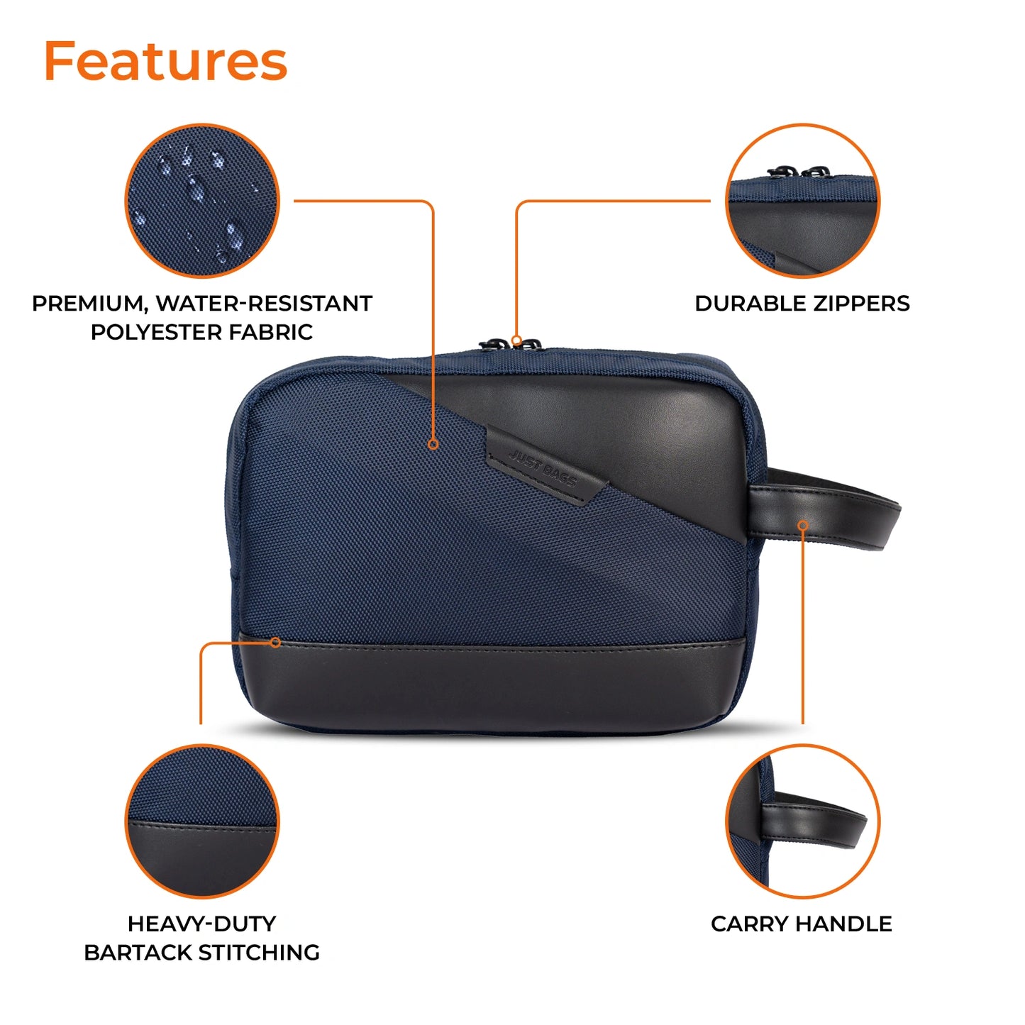 Travel Pouch | Multipurpose Toiletry & Gadget Organizer.