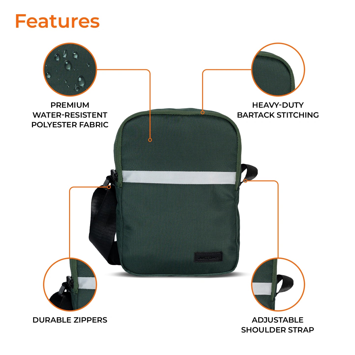 Crossbody Sling Bag For Men & Women