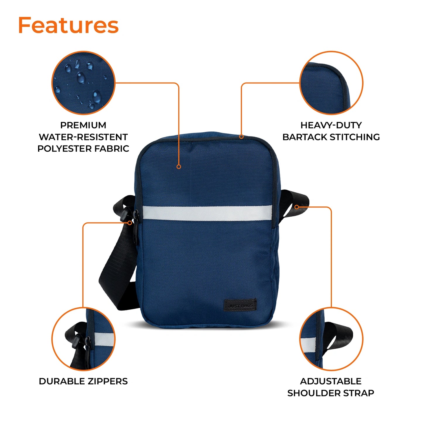 Crossbody Sling Bag For Men & Women