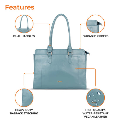 Laptop Tote Bag – Work & College Bag with Padded Laptop Compartment