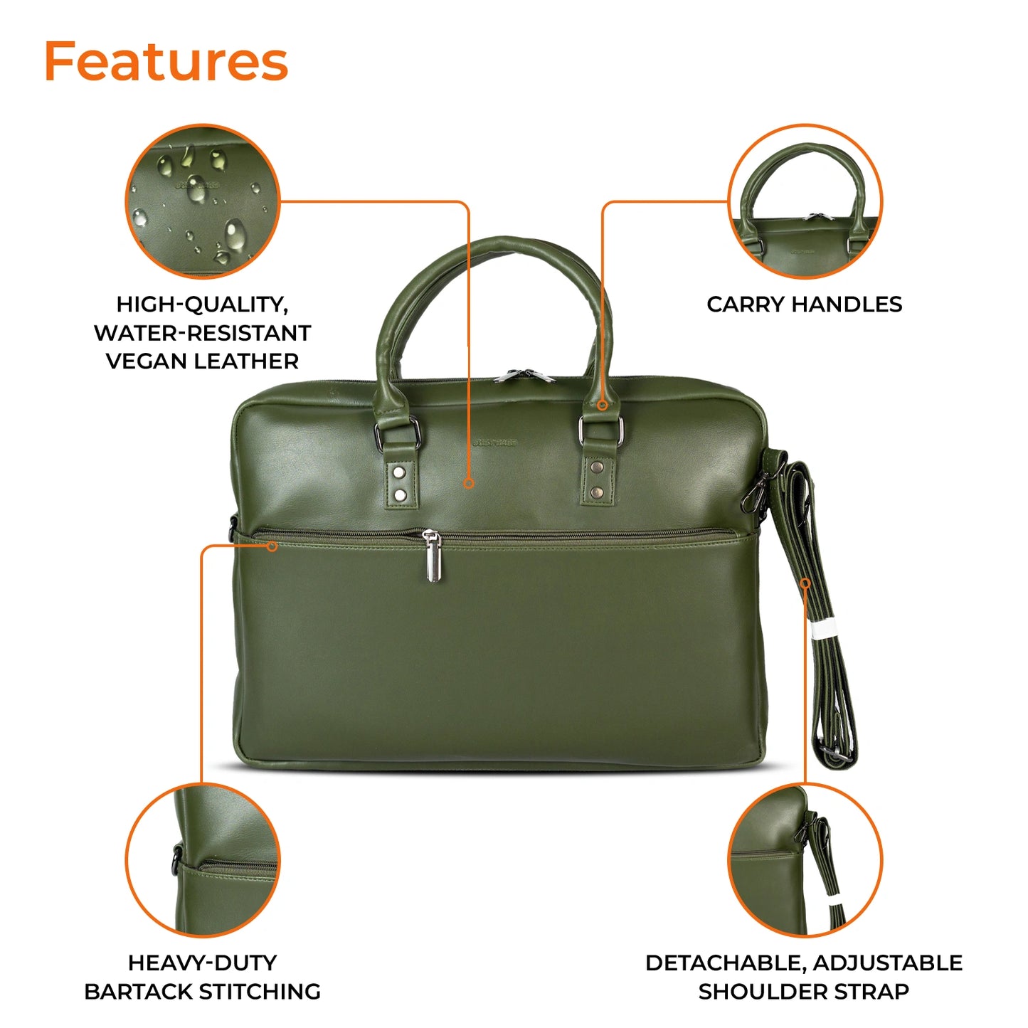 Laptop Messenger Bag For Men & Women