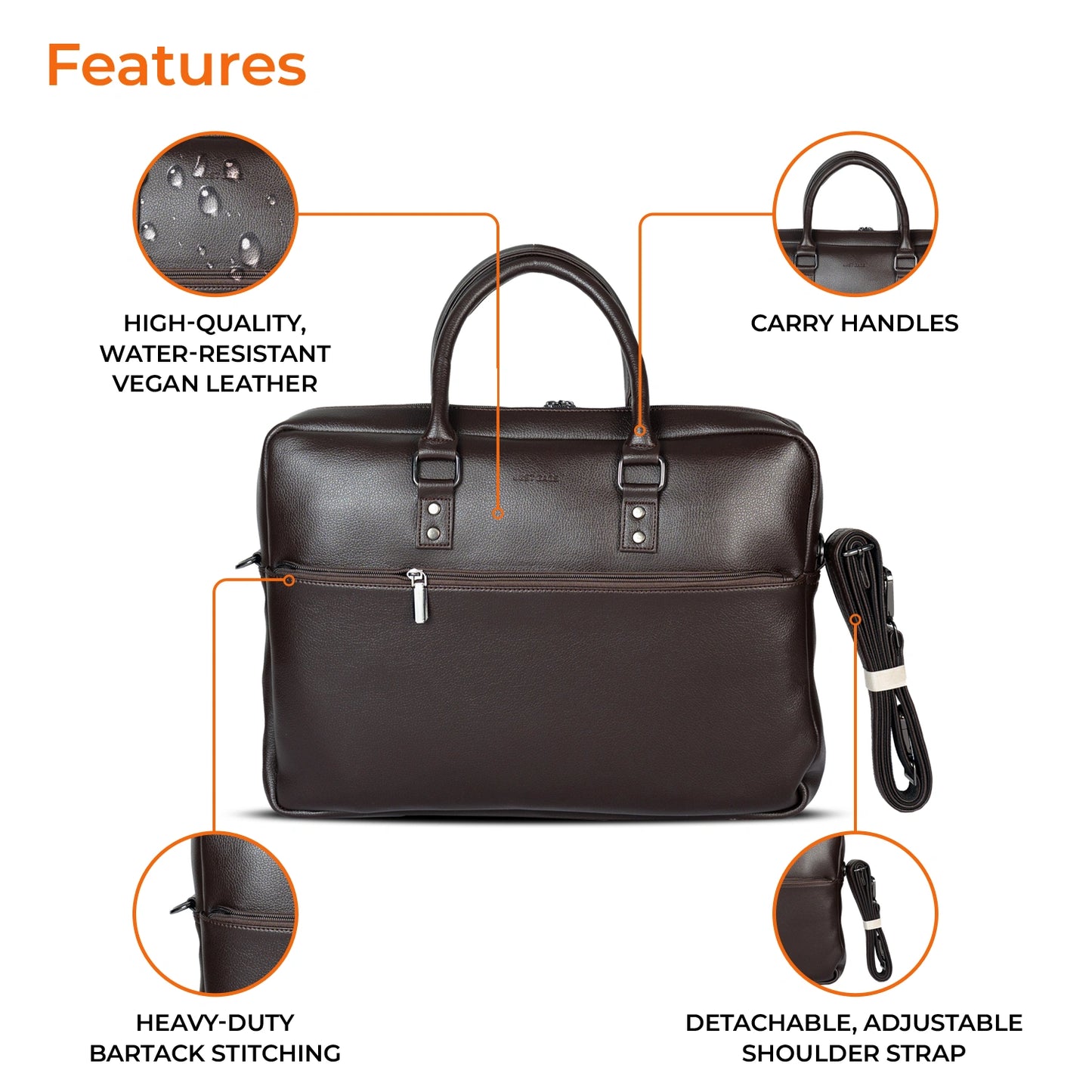 Laptop Messenger Bag For Men & Women