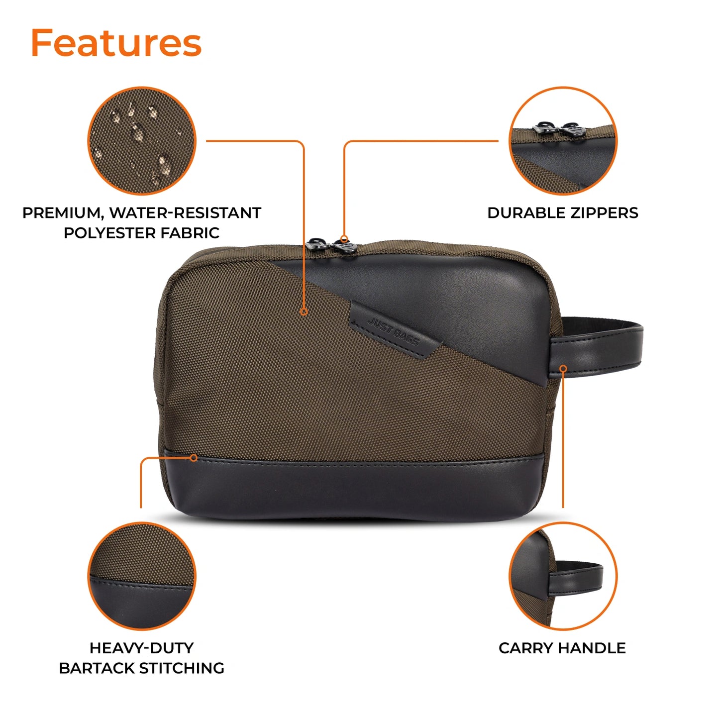 Travel Pouch | Multipurpose Toiletry & Gadget Organizer.