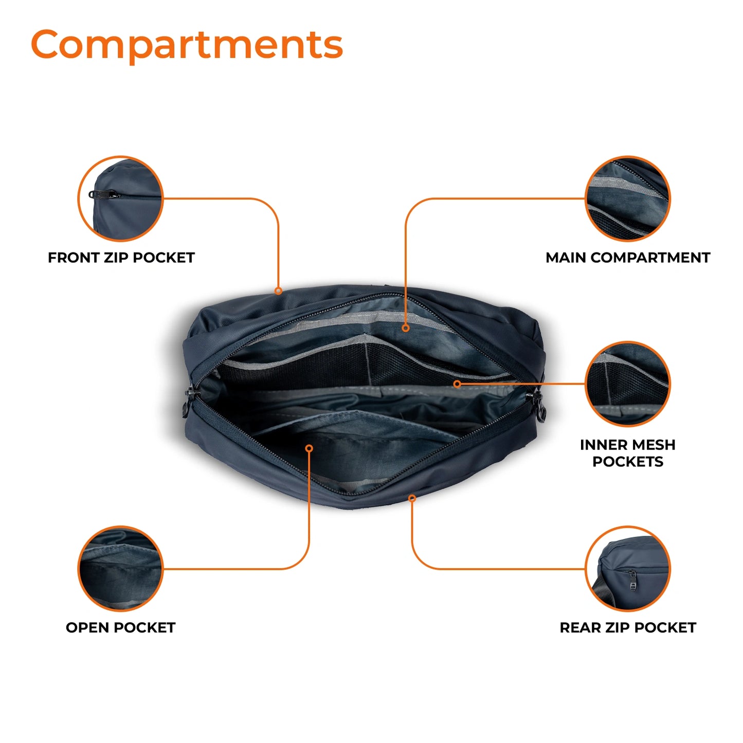 Cross Body Sling Bag For Men & Women