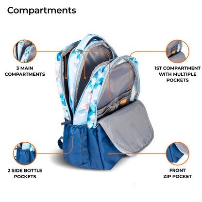 School Backpack 18"in | Age 8–11 | Grade III, IV, V, VI | 33.8L | Arbor