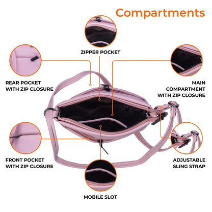 JustBags Sleek Stride Sling Bag