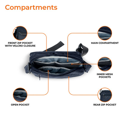 Cross Body Sling Bag For Men & Women