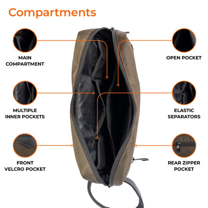 Travel Pouch | Multipurpose Toiletry & Gadget Organizer.