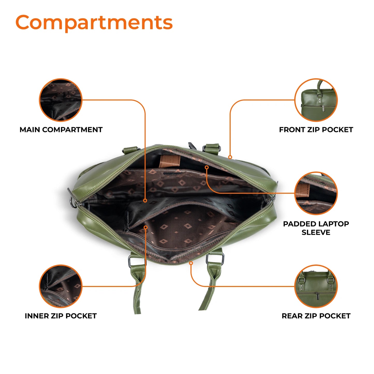 Laptop Messenger Bag For Men & Women