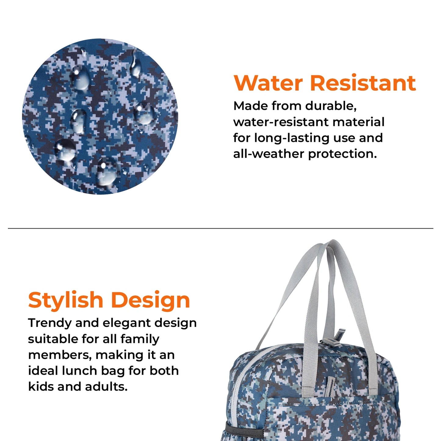 Secondary School 34L Backpack & 8L TiffinBag Combo for Kids – 18 Inches & 10.5 Inches | Age 9+