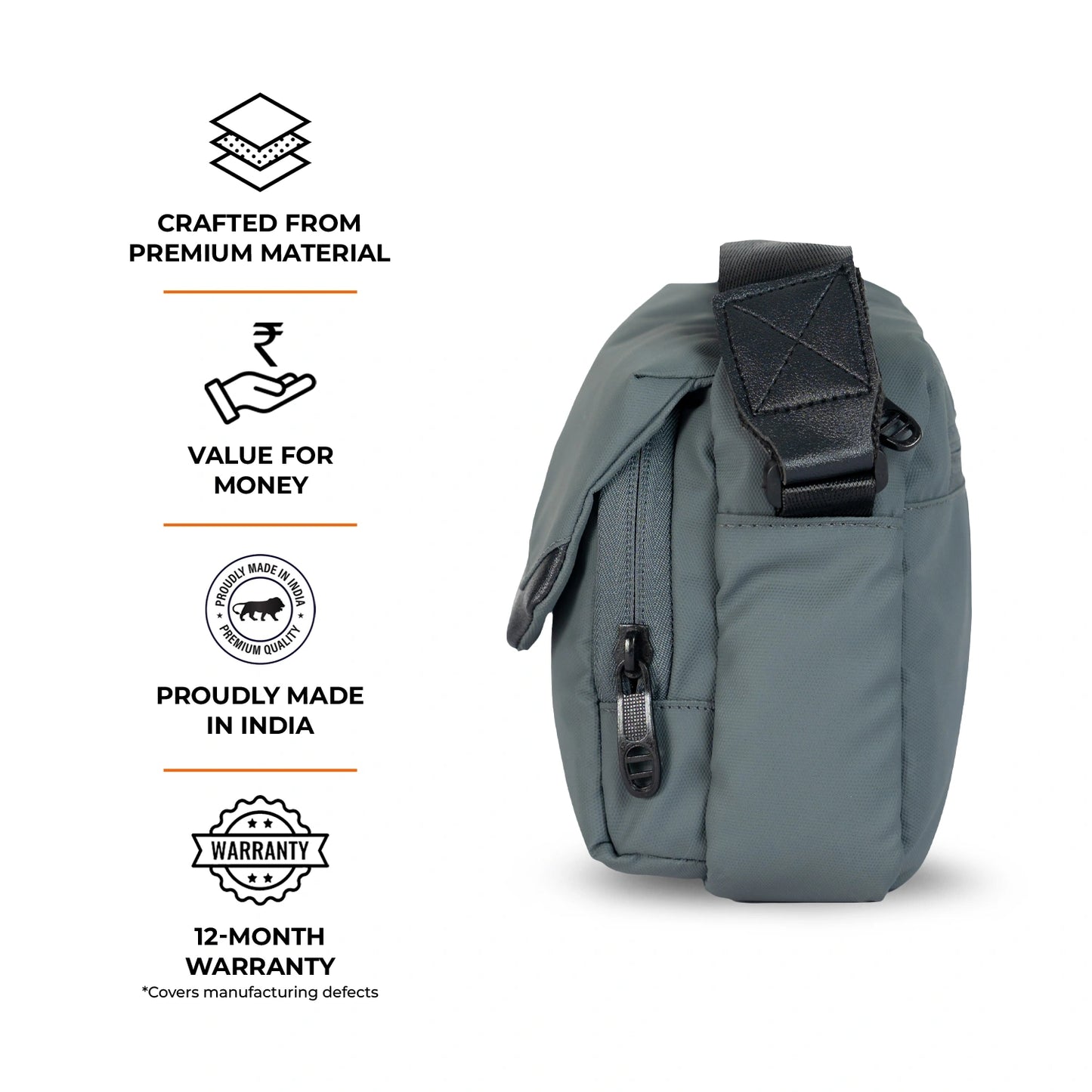 Cross Body Sling Bag For Men & Women