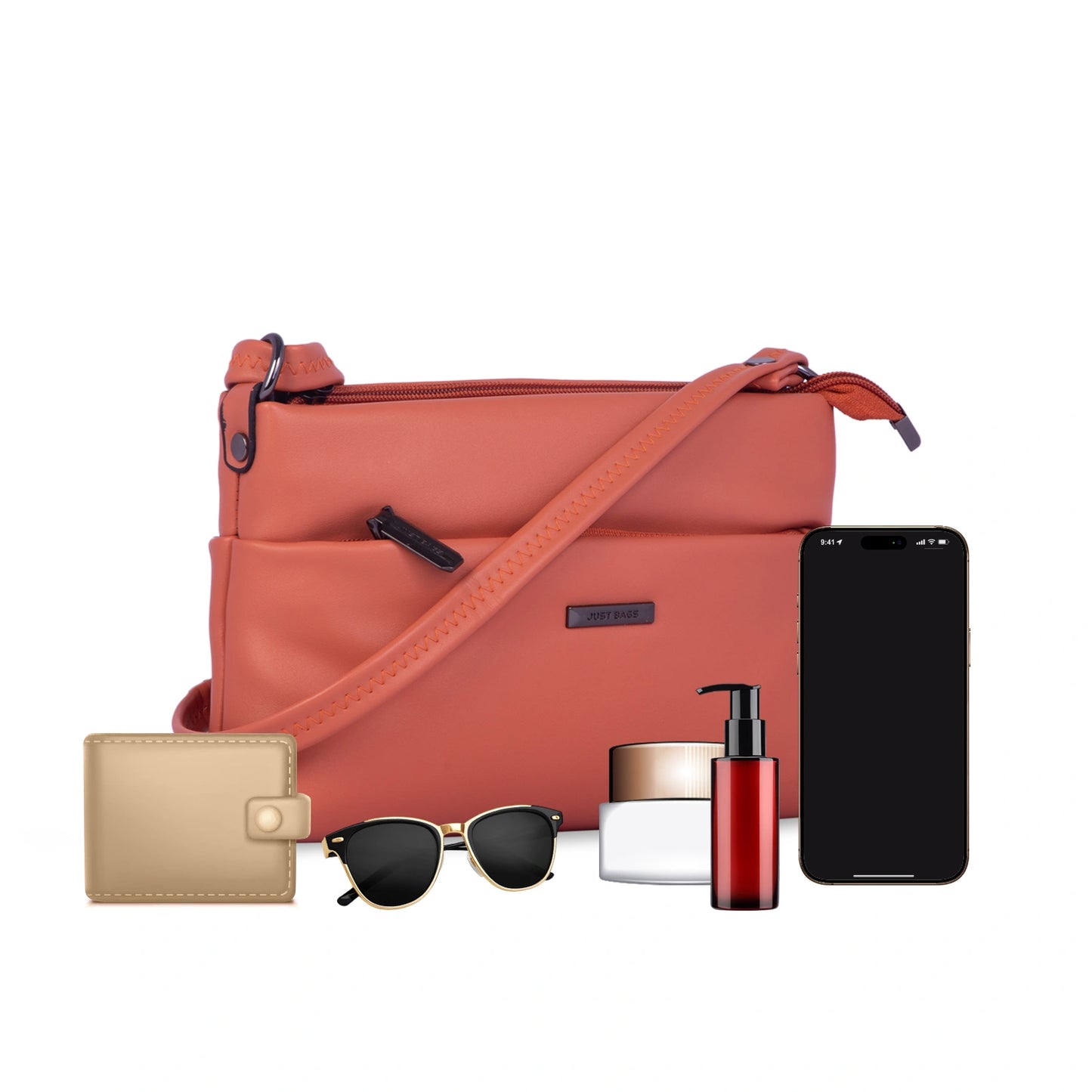 JustBags Sleek Stride Sling Bag