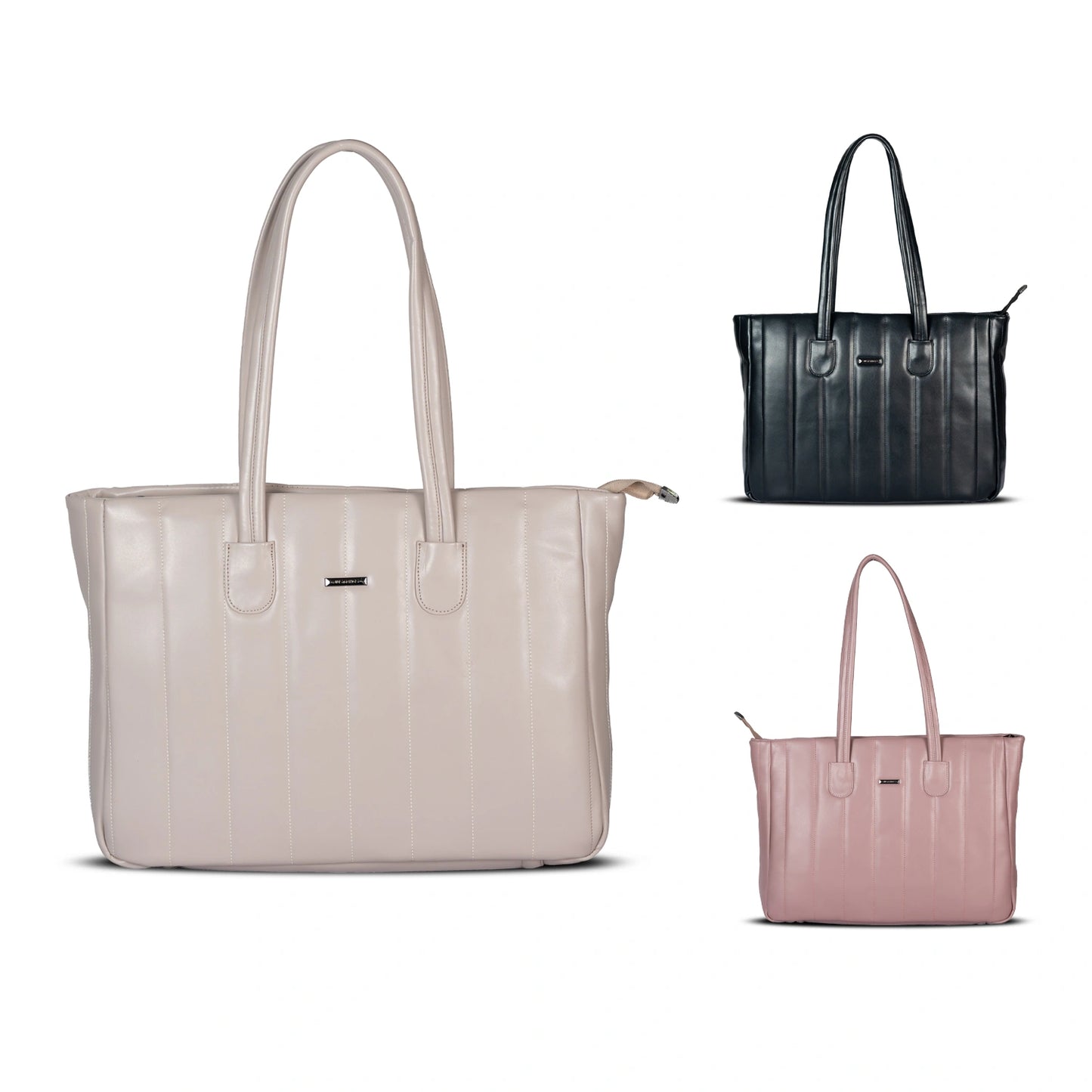 Laptop Tote Bag (Elara Soft Tote) – Work & College Bag with Padded Laptop Compartment