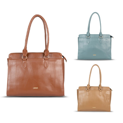 Laptop Tote Bag – Work & College Bag with Padded Laptop Compartment