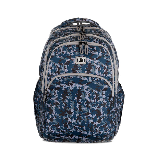 JB Printed (19inch)(47cm) Backpack(4zip) – Stylish & Spacious for School & College