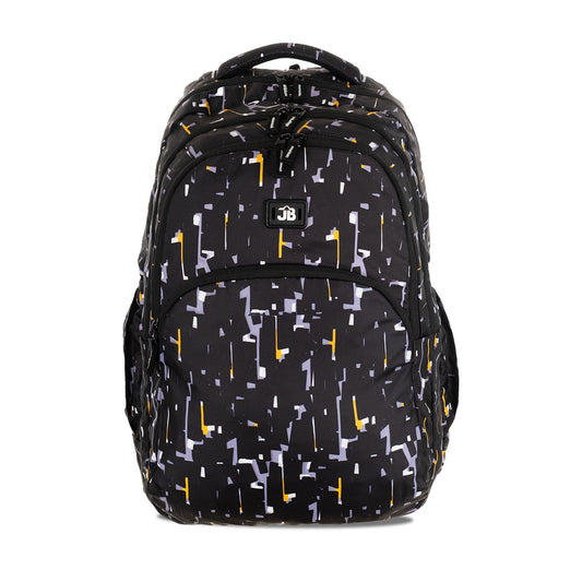 JB Printed (19inch)(47cm) Backpack(4zip) – Stylish & Spacious for School & College
