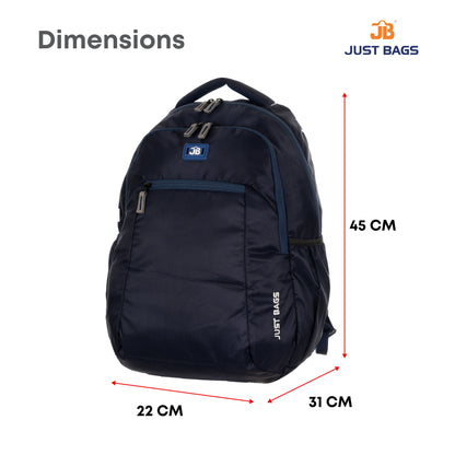 Casual Blaze Unisex Laptop Backpack (Navy Blue) 18 Inch