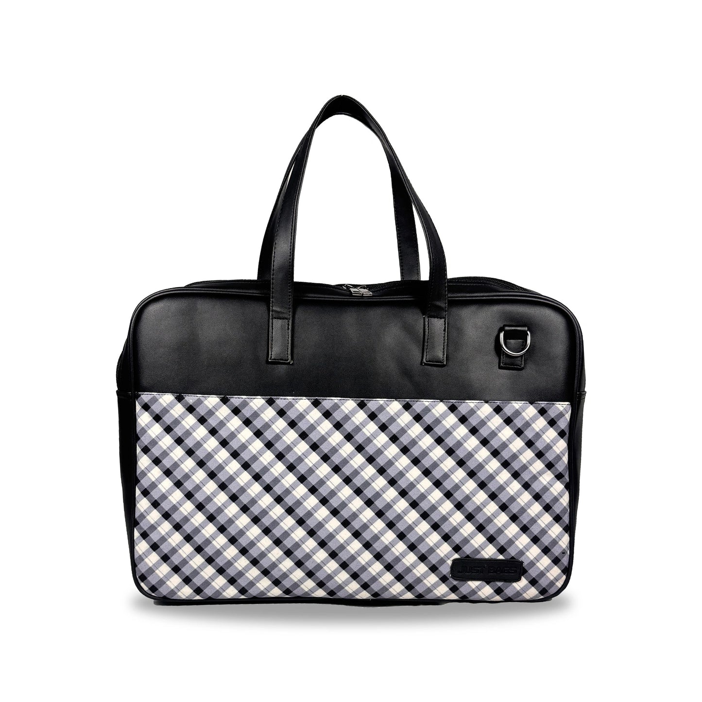 All-Over Printed Foam Leather Office Laptop Bag – Fits up to 15.5" Laptop