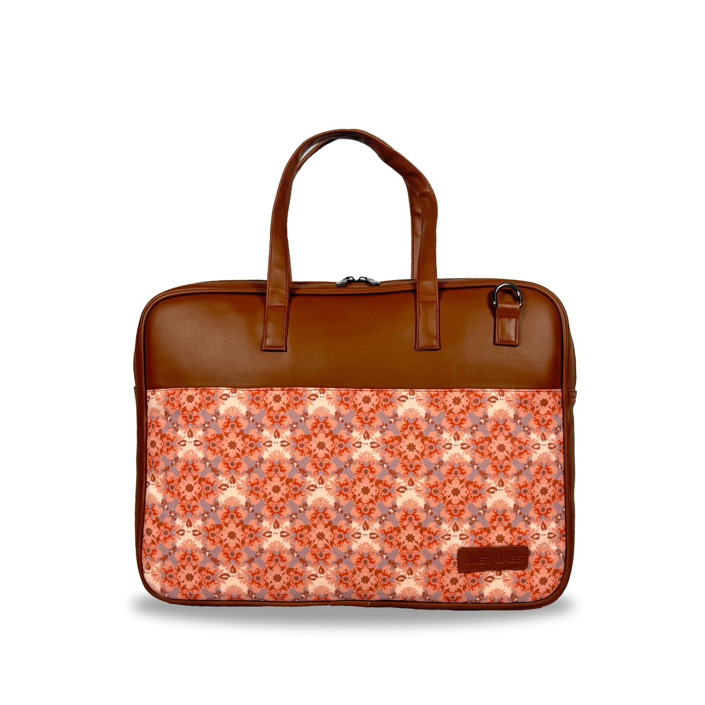 All-Over Printed Foam Leather Office Laptop Bag – Fits up to 15.5" Laptop