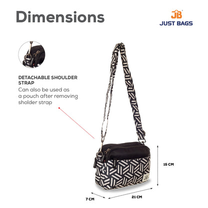 EcoChic Dual Carry Printed Sling Bag