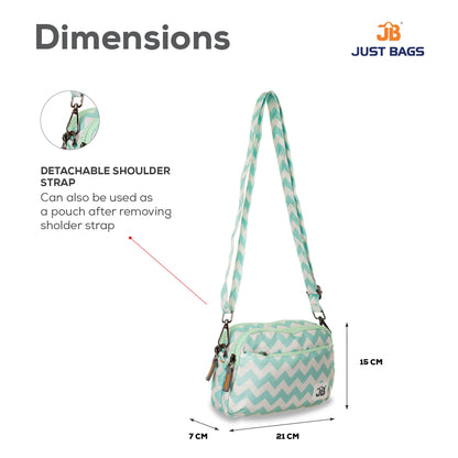 EcoChic Dual Carry Printed Sling Bag