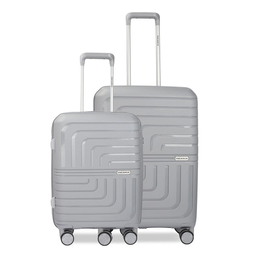 JB Vacanza Arctic Polypropylene Check-In Trolley Bag Combo - 20 inch (55 cm) and 24 inch (65 cm)