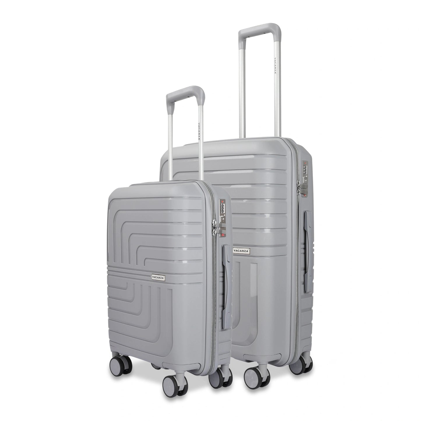 JB Vacanza Arctic Polypropylene Check-In Trolley Bag Combo - 20 inch (55 cm) and 24 inch (65 cm)