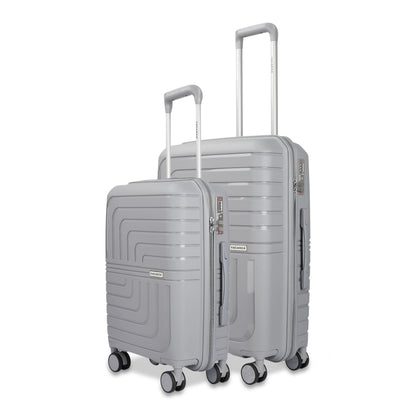 JB Vacanza Arctic Polypropylene Check-In Trolley Bag Combo - 20 inch (55 cm) and 24 inch (65 cm)