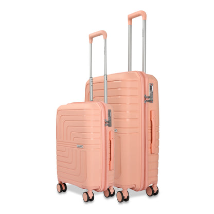 JB Vacanza Arctic Polypropylene Check-In Trolley Bag Combo - 20 inch (55 cm) and 24 inch (65 cm)