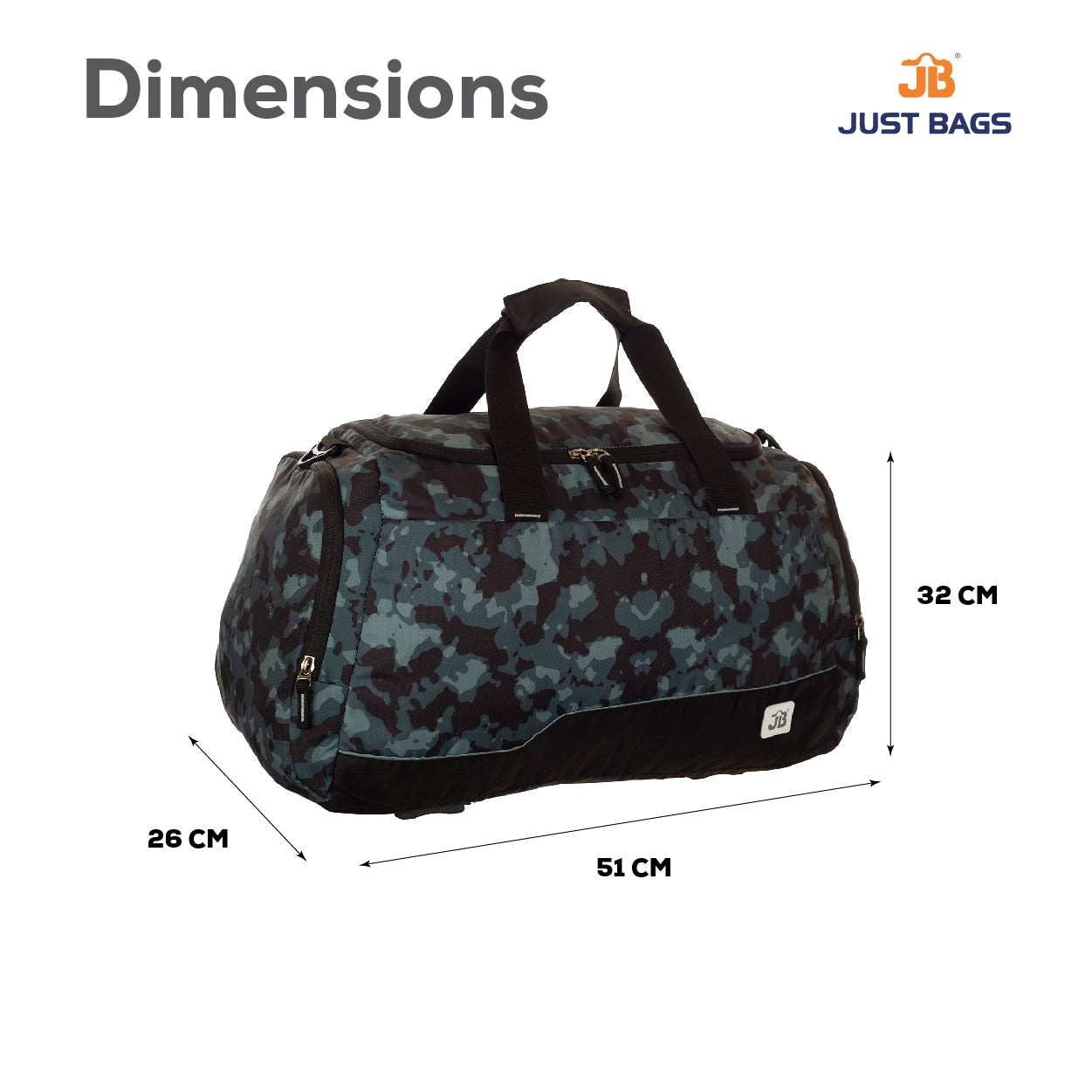 Belgium Travel-Pro Camouflage Printed Duffel Bag - 20 inch ( 34L)
