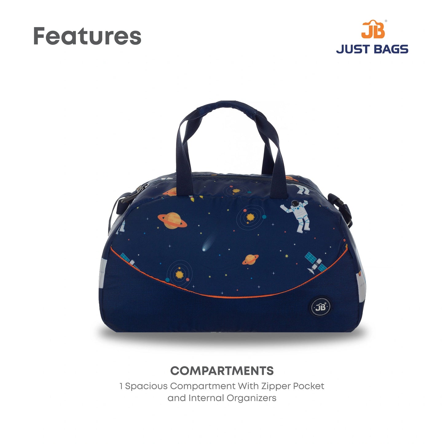 Stylish Kids' Printed Duffel Bag – Perfect Weekender!