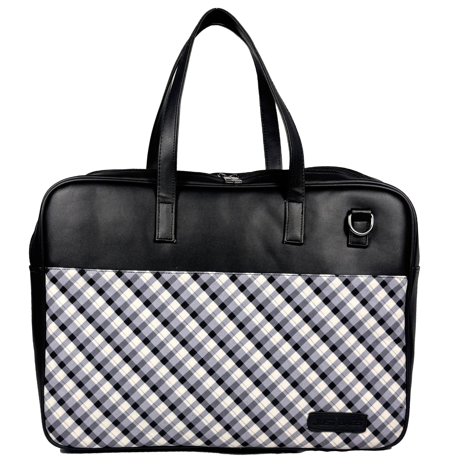 All-Over Printed Foam Leather Office Laptop Bag – Fits up to 15.5" Laptop