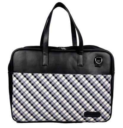 All-Over Printed Foam Leather Office Laptop Bag – Fits up to 15.5" Laptop