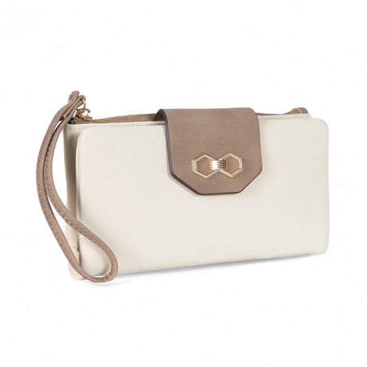 Sophisticated Wallet with Strap & Multi-Compartment Design