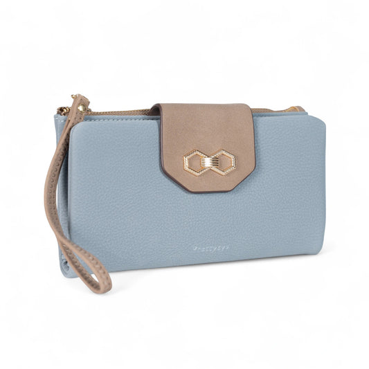 Sophisticated Wallet with Strap & Multi-Compartment Design